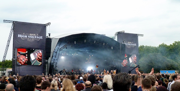 Anathema on stage at High Voltage