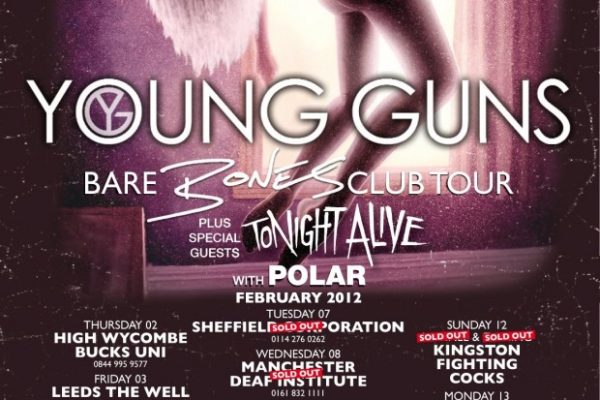Young Guns Club Tour Poster 2012