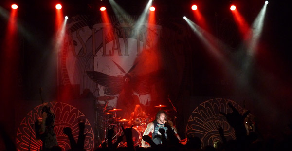 As I Lay Dying On Stage at Shepherds Bush Empire London October 2012