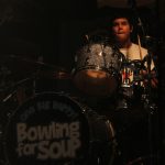 James from The Dollyrots on stage at Cambridge Junction, October 2012