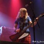 Kelly O from The Dollyrots on stage at Cambridge Junction, October 2012