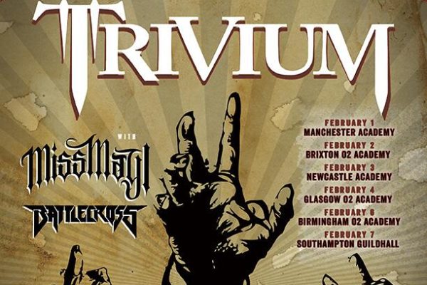 Killswitch Engage & Trivium UK Tour Poster 2014 with Miss May I and Battlecross Support Added