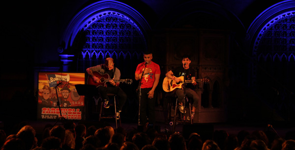 Patent Pending on stage at Union Chapel 2013