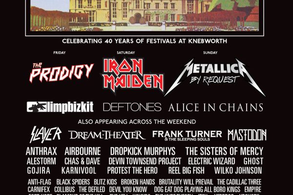 Sonisphere Knebworth 2014 Latest Poster With Dream Theater