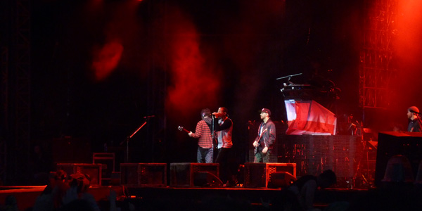 Linkin Park performing Hybrid Theory in it's entirety at the 2014 Download Festival in England.