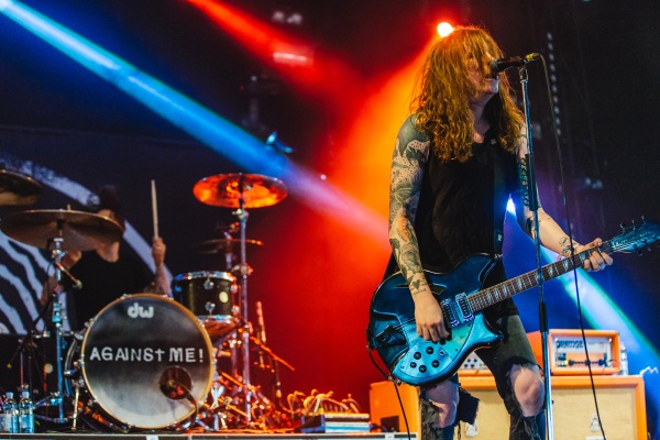 Against Me performing at Download Festival 2014. Photo by Derek Bremner