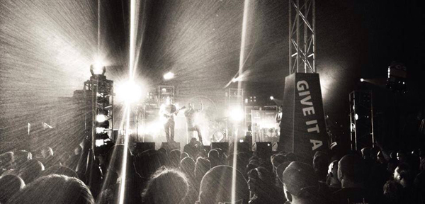 Malefice performing at Sonisphere Knebworth 2014. Credit to the Malefice Facebook page.