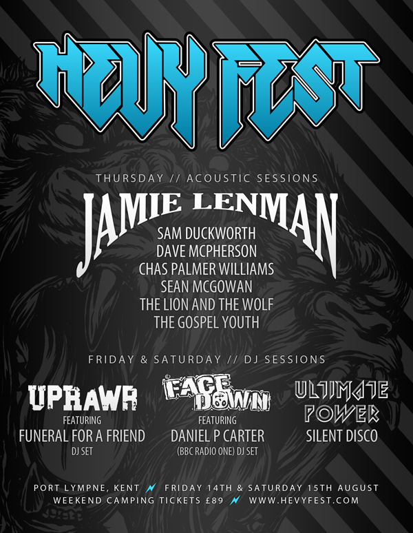 Hevy Fest 2015 Acoustic and DJ Sessions Poster
