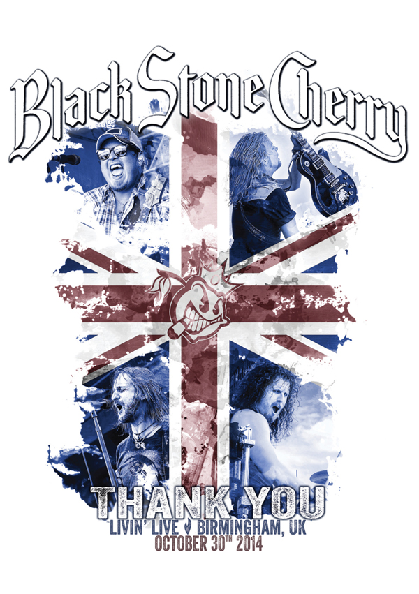 Black Stone Cherry Livin Live DVD cover