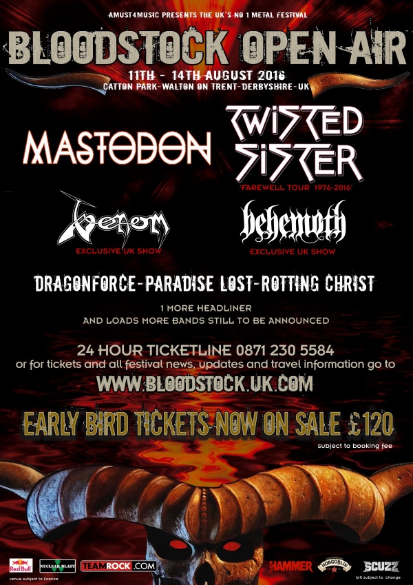 Bloodstock Festival 2016 3rd Poster