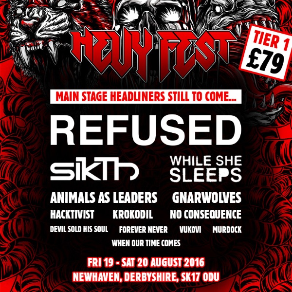 Hevy Fest 2016 First Poster