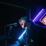 Press to Meco on stage at London Borderline 9th March 2016 for the Scuzz TV UK Throwdown Tour