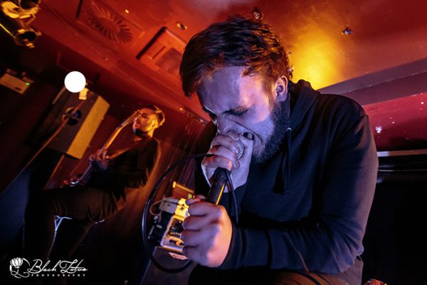 Griever on stage at o2 Islington Academy 2 13th April 2016