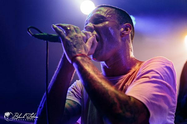 Letlive on stage at The Dome Tufnell Park 22nd April 2015