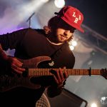 Napoleon on stage at UK Tech-Metal Fest 2016 7th July 2016