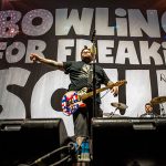 Bowling for Soup on stage at Manchester Arena 18th October 2016