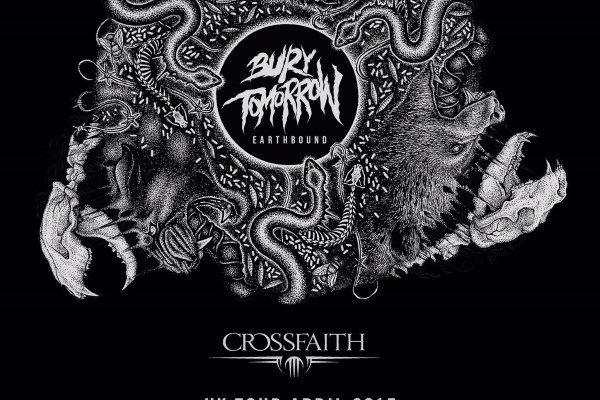 Bury Tomorrow Crossfaith 2017 UK Tour Poster