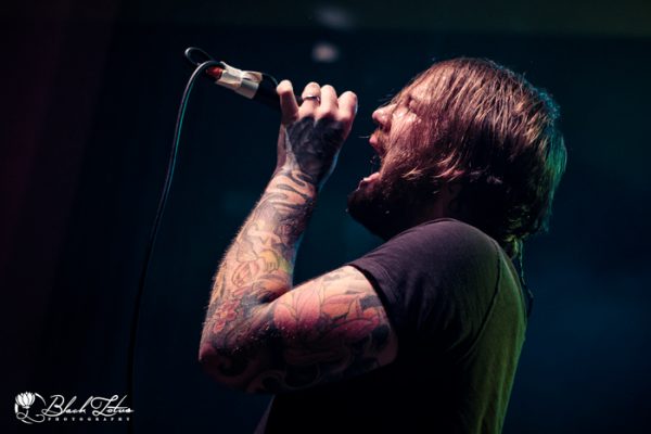 Beartooth on stage at o2 Shepherds Bush Empire London 8th December 2016
