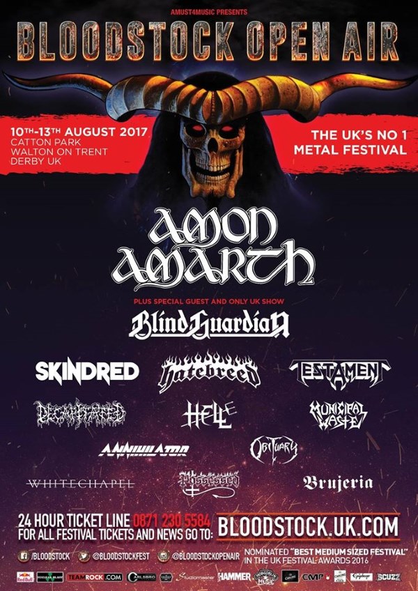 Bloodstock Open Air Festival 2017 Skindred Poster
