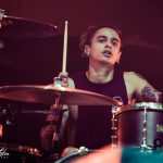 Neck Deep on stage at Wembley Arena London 27th January 2016