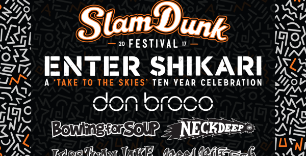 Slam Dunk Festival 2017 February Line Up Header Image
