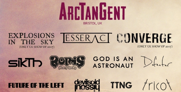 ArcTanGent Festival 2017 Third Poster Header Image