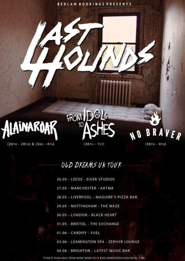 Last Hounds May June 2017 UK Tour Poster