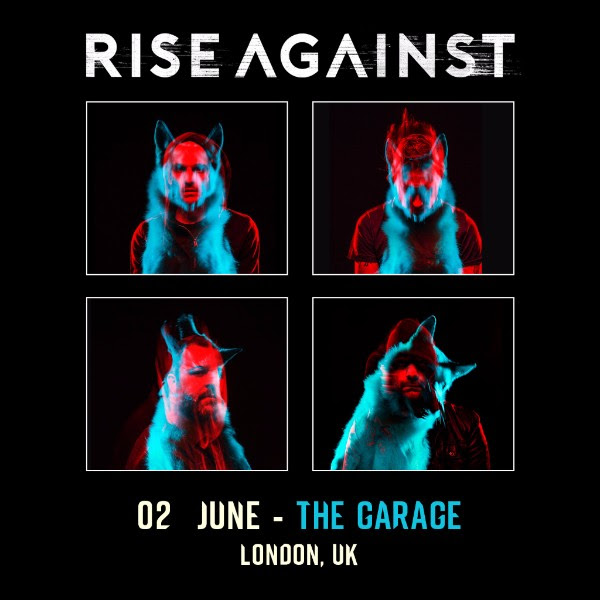 Rise Against The Garage London June 2017 Show Poster