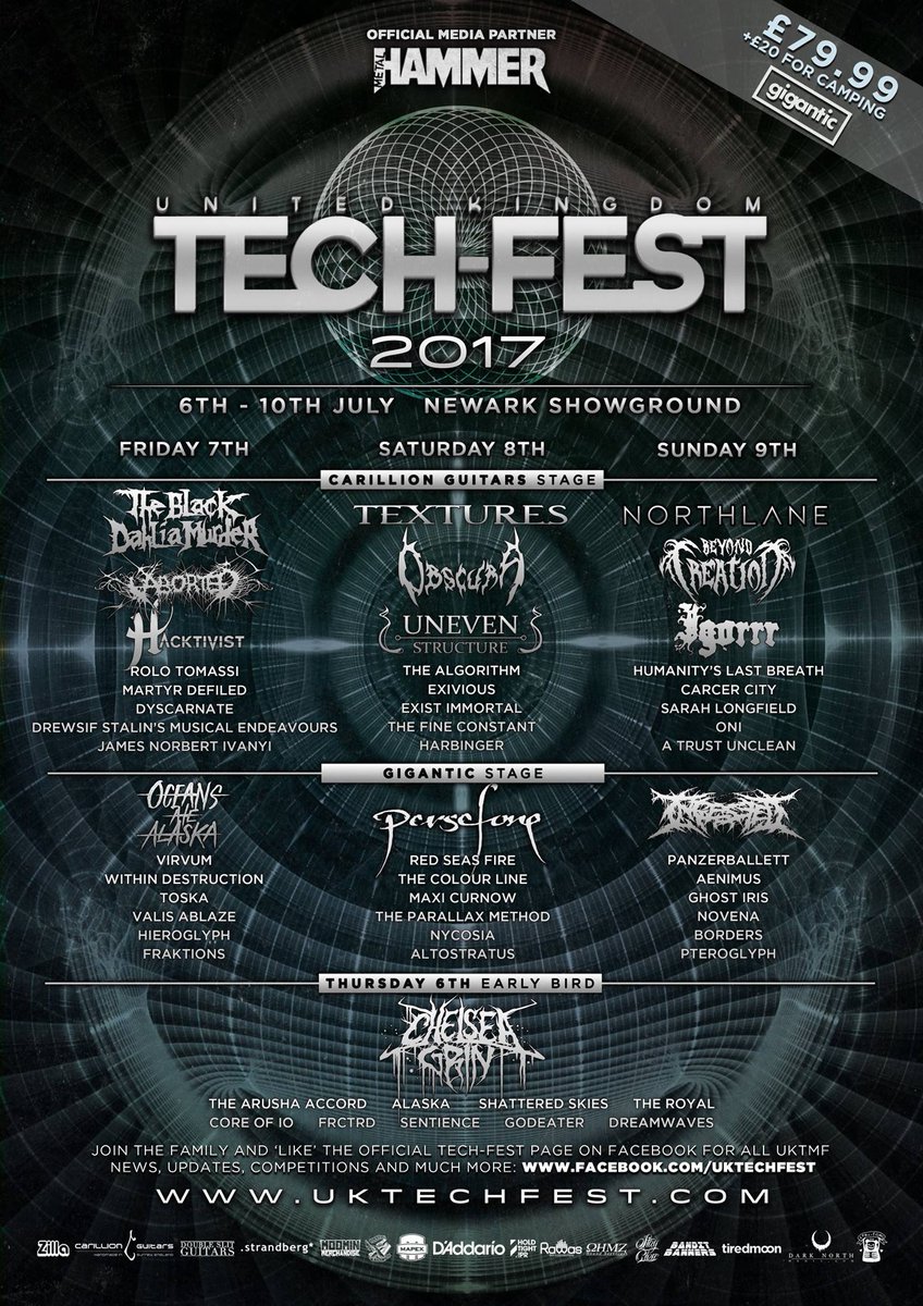 UK Tech-Fest 2017 Final Line Up Poster