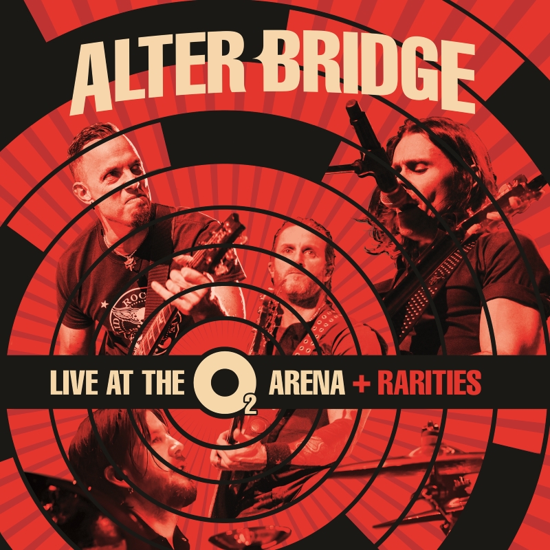 Alter Bridge Live At The O2 Arena + Rarities Album Cover Artwork