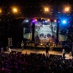 Anti-Flag On stage at the Fireball tour, October 2017, London