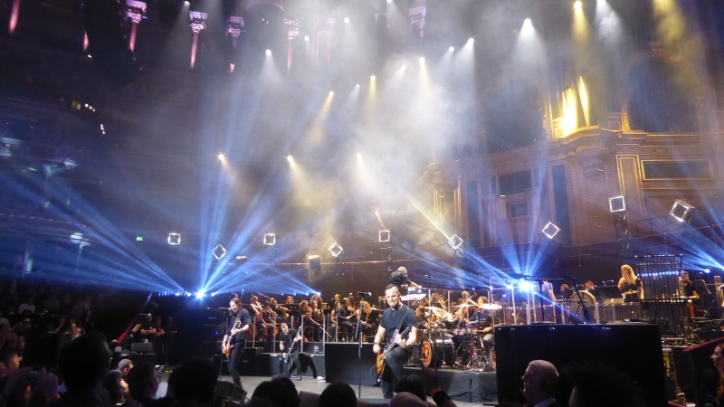 Alter Bridge on stage at The Royal Albert Hall, 3rd October
