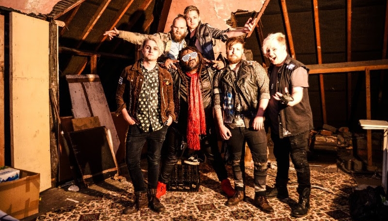 As Sirens Fall Promo Photo With Benji Webbe