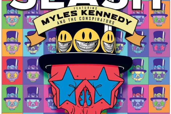 Slash Myles Kennedy Living The Dream Album Cover Artwork