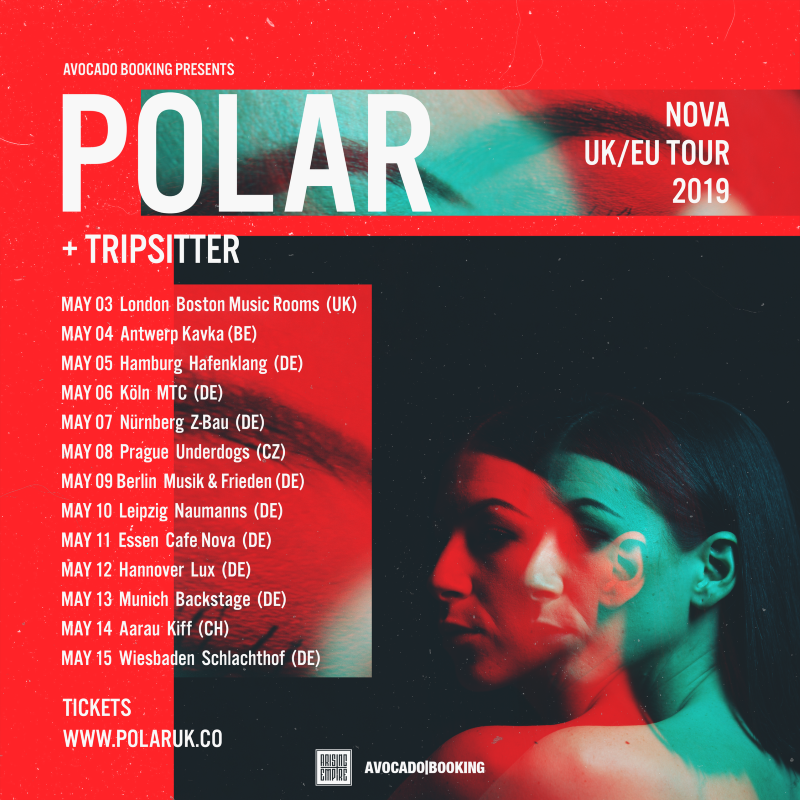 Polar Nova UK and EU Tour Poster 2019