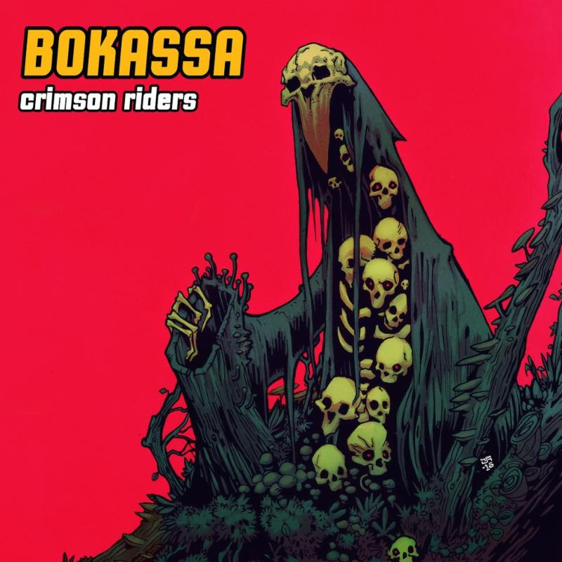 Bokassa - Crimson Riders Album Cover Artwork