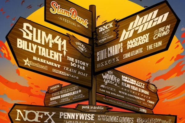 Slam Dunk Festival 2020 - Stage Split Line Up Header Image
