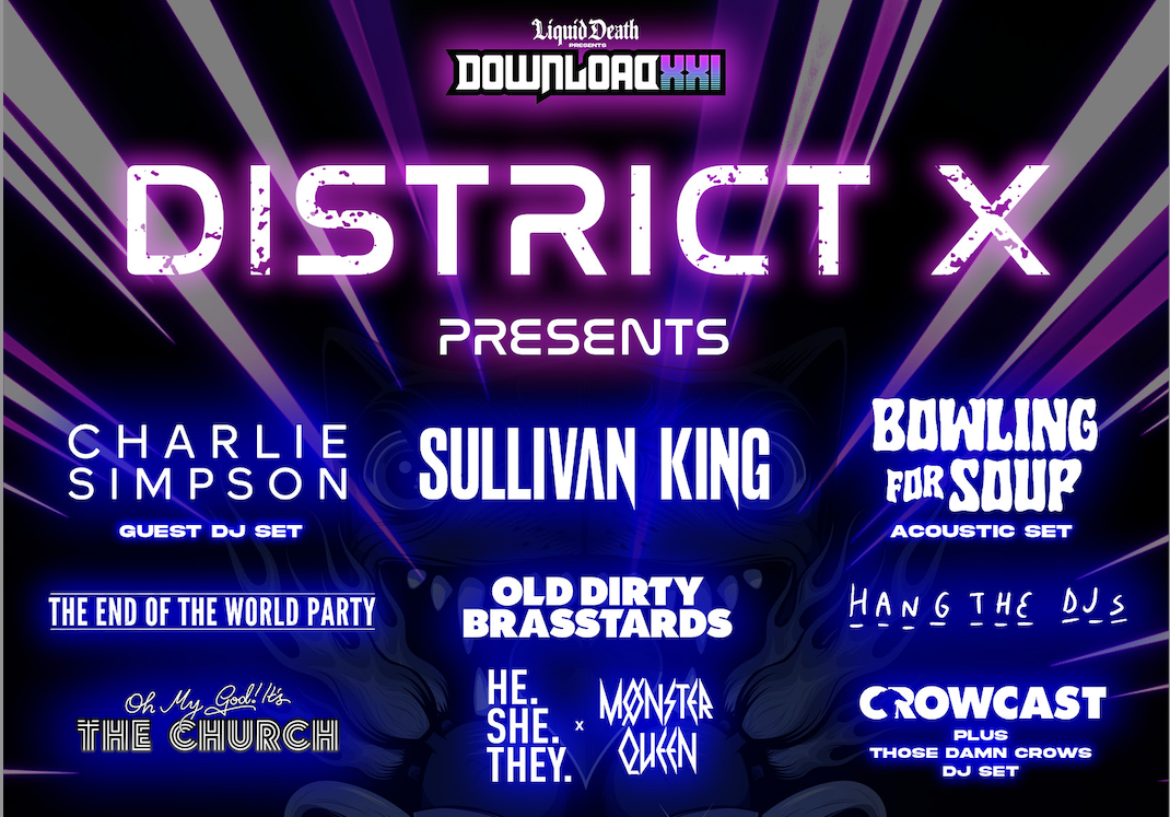 Download Festival 2024 District X Line Up Header Image