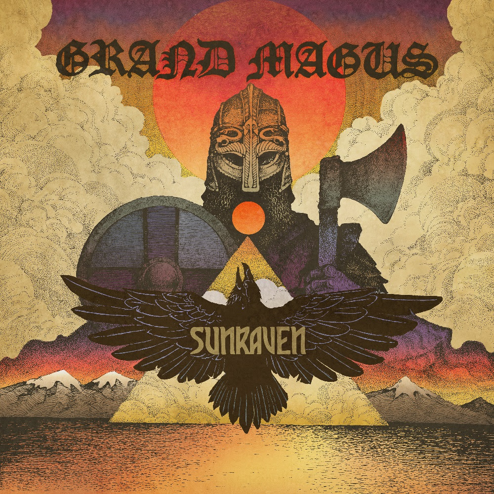 Grand Magus - Sunraven Album Cover Artwork